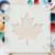 Maple Leaf Reusable Mylar Stencil - 10 mil Paint and Craft Stencil