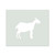 Goat 2 Reusable Mylar Stencil, 10 mil Plastic Paint Stencil for Crafts and Decor