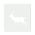 Deer Reusable Mylar Stencil - 10 mil Paint and Craft Stencil
