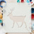 Deer Reusable Mylar Stencil - 10 mil Paint and Craft Stencil