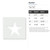 Starfish Reusable Mylar Stencil - 10 mil Paint and Craft Stencil