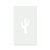 Cactus Reusable Mylar Stencil - 10 mil Paint and Craft Stencil