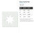 Seven Pointed Star Reusable Mylar Stencil - 10 mil Paint and Craft Stencil