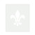 Fleur De Lis 2 Reusable Mylar Stencil, 10 mil Plastic Paint Stencil for Crafts and Decor