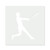 Baseball Player Reusable Mylar Stencil - 10 mil Paint and Craft Stencil