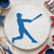 Baseball Player Reusable Mylar Stencil - 10 mil Paint and Craft Stencil
