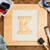 Letter K Reusable Mylar Stencil - 10 mil Paint and Craft Stencil