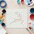 Flying Reindeer Reusable Mylar Stencil - 10 mil Paint and Craft Stencil