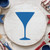 Martini Glass 2 Reusable Mylar Stencil, 10 mil Plastic Paint Stencil for Crafts and Decor