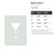 Martini Glass 2 Reusable Mylar Stencil, 10 mil Plastic Paint Stencil for Crafts and Decor