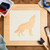 Howling Wolf Reusable Mylar Stencil, 10 mil Plastic Paint Stencil for Crafts and Decor
