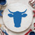 Cow Head Reusable Mylar Stencil - 10 mil Paint and Craft Stencil