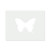 Butterfly 1 Reusable Mylar Stencil - 10 mil Paint and Craft Stencil