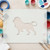 Lion 1 Reusable Mylar Stencil - 10 mil Paint and Craft Stencil