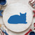 Cat Laying Down Reusable Mylar Stencil - 10 mil Paint and Craft Stencil
