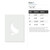 Dove 1 Reusable Mylar Stencil - 10 mil Paint and Craft Stencil