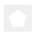 Pentagon Reusable Mylar Stencil - 10 mil Paint and Craft Stencil