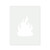 Fire 2 Reusable Mylar Stencil, 10 mil Plastic Paint Stencil for Crafts and Decor