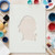 George Washington Reusable Mylar Stencil - 10 mil Paint and Craft Stencil