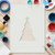 Triangle Christmas Tree Reusable Mylar Stencil - 10 mil Paint and Craft Stencil