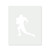Football Player Reusable Mylar Stencil - 10 mil Paint and Craft Stencil