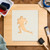 Football Player Reusable Mylar Stencil - 10 mil Paint and Craft Stencil