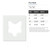 Fox Head Reusable Mylar Stencil - 10 mil Paint and Craft Stencil