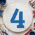 Number 4 Reusable Mylar Stencil - 10 mil Paint and Craft Stencil