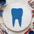 Tooth 2 Reusable Mylar Stencil - 10 mil Paint and Craft Stencil