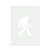 Bigfoot 2 Reusable Mylar Stencil, 10 mil Plastic Paint Stencil for Crafts and Decor