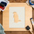 Groundhog Reusable Mylar Stencil - 10 mil Paint and Craft Stencil