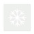 Simple Snowflake Reusable Mylar Stencil - 10 mil Paint and Craft Stencil