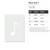 Music Note 2 Reusable Mylar Stencil - 10 mil Paint and Craft Stencil