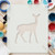 Doe Reusable Mylar Stencil - 10 mil Paint and Craft Stencil