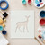 Doe Reusable Mylar Stencil - 10 mil Paint and Craft Stencil