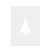 Christmas Tree 1 Reusable Mylar Stencil - 10 mil Paint and Craft Stencil
