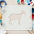 Goat 1 Reusable Mylar Stencil - 10 mil Paint and Craft Stencil