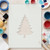 Pine Tree Reusable Mylar Stencil - 10 mil Paint and Craft Stencil