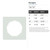 Nonagon Reusable Mylar Stencil, 10 mil Plastic Paint Stencil for Crafts and Decor