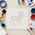 Ram Reusable Mylar Stencil - 10 mil Paint and Craft Stencil