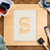 Lowercase Letter S Reusable Mylar Stencil - 10 mil Paint and Craft Stencil