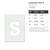 Lowercase Letter S Reusable Mylar Stencil - 10 mil Paint and Craft Stencil