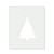 Christmas Tree Reusable Mylar Stencil - 10 mil Paint and Craft Stencil