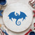 Dragon 2 Reusable Mylar Stencil, 10 mil Plastic Paint Stencil for Crafts and Decor