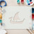 Viking Ship Reusable Mylar Stencil - 10 mil Paint and Craft Stencil
