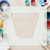 Flower Pot Reusable Mylar Stencil, 10 mil Plastic Paint Stencil for Crafts and Decor