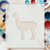 Alpaca Reusable Mylar Stencil - 10 mil Paint and Craft Stencil
