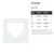 Homeplate Reusable Mylar Stencil, 10 mil Plastic Paint Stencil for Crafts and Decor