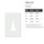 Traffic Cone Reusable Mylar Stencil - 10 mil Paint and Craft Stencil