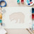 Bear 2 Reusable Mylar Stencil, 10 mil Plastic Paint Stencil for Crafts and Decor